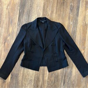 Ralph Lauren Black Double-Breasted Women's Jacket - Size S